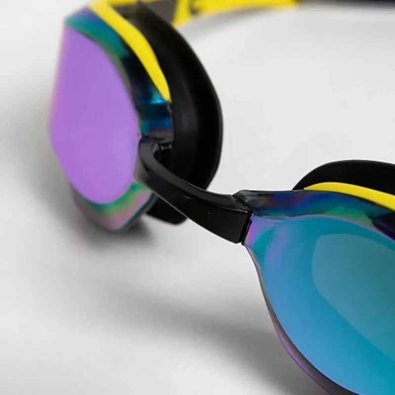 Arena - Cobra Edge Swipe Mirror Goggle - Emerald/Yellow/Black